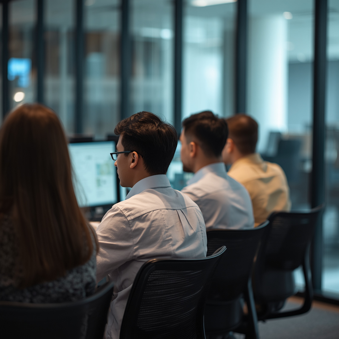HelloByte team working in the Singapore office